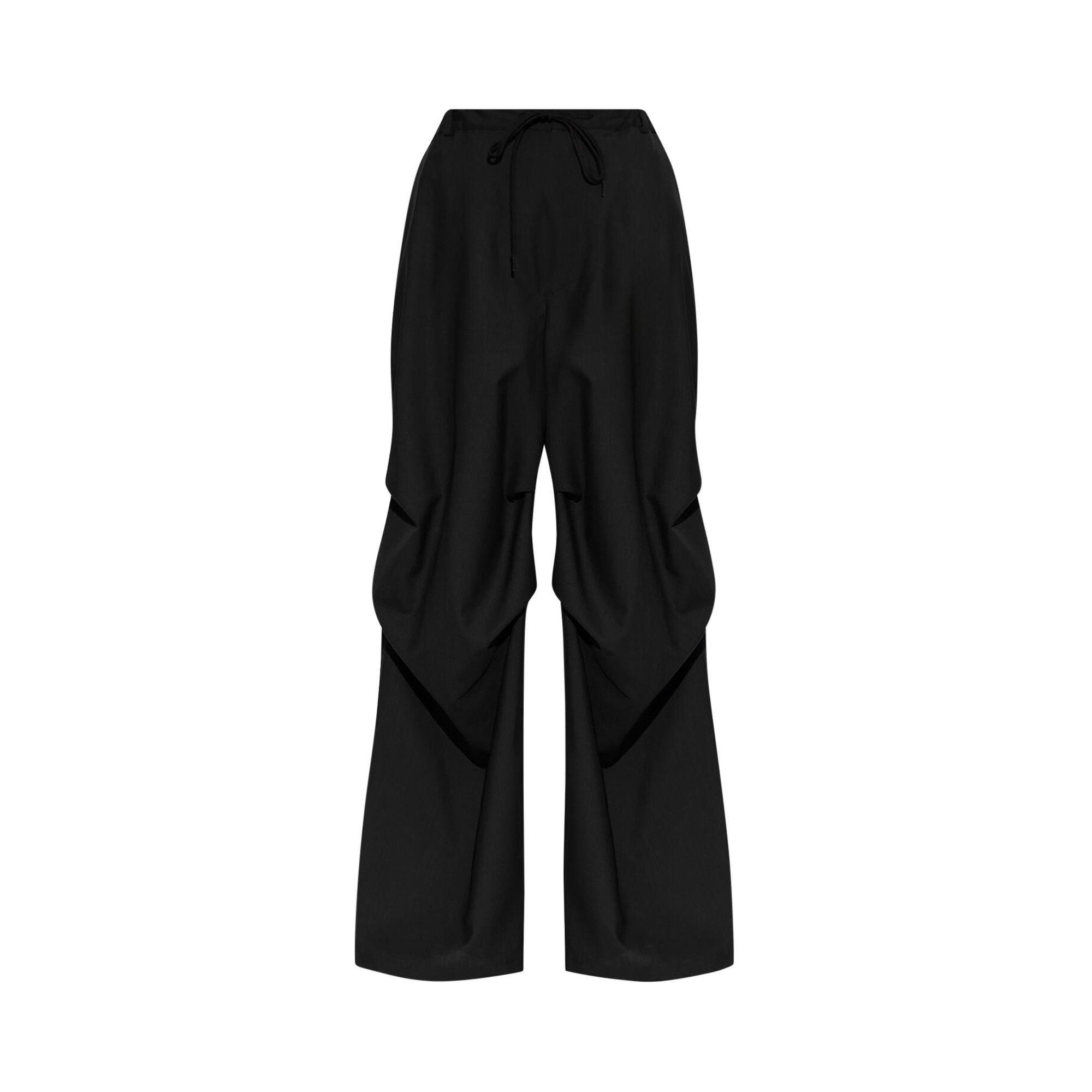 パンツ MM6 MAISON MARGIELA Woman Pants Black S52KA0529M35244 900 Wool Asymmetrical Pin Pants in Black – SVRN