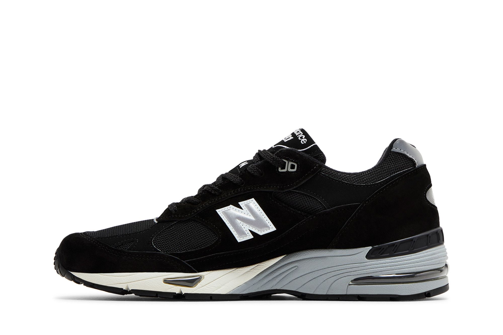Buy New Balance 991 Made in England 'Black Silver' - M991EKS | GOAT