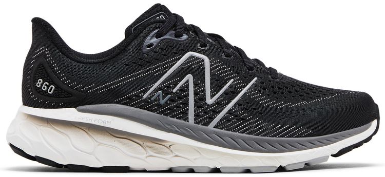 New Balance Wmns Fresh Foam X 860v13 2E Wide Black White