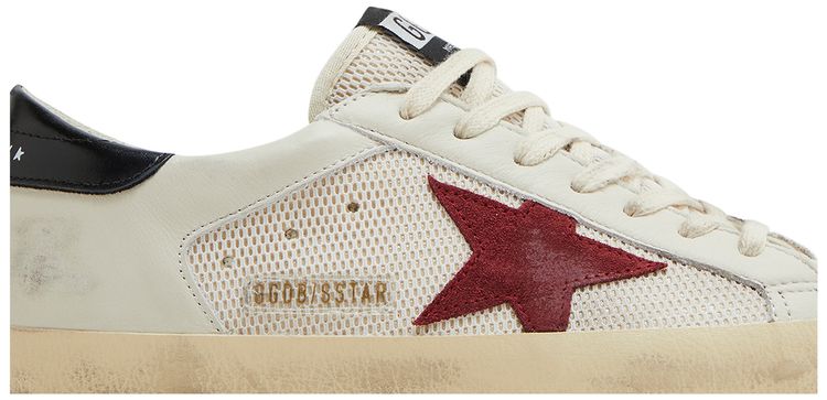 Golden Goose Superstar White Pomegranate Black