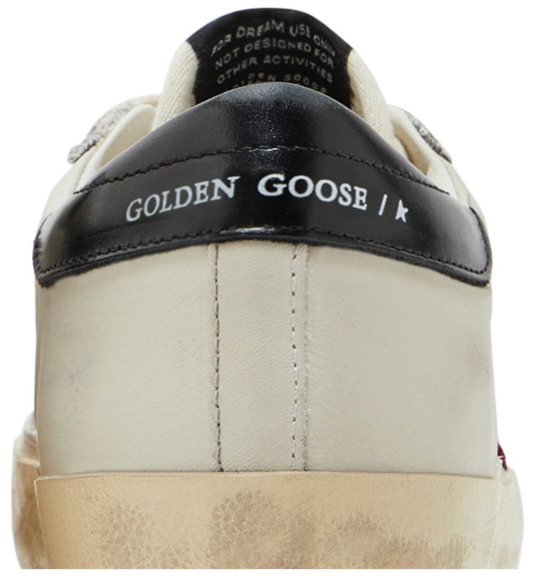 Golden Goose Superstar White Pomegranate Black