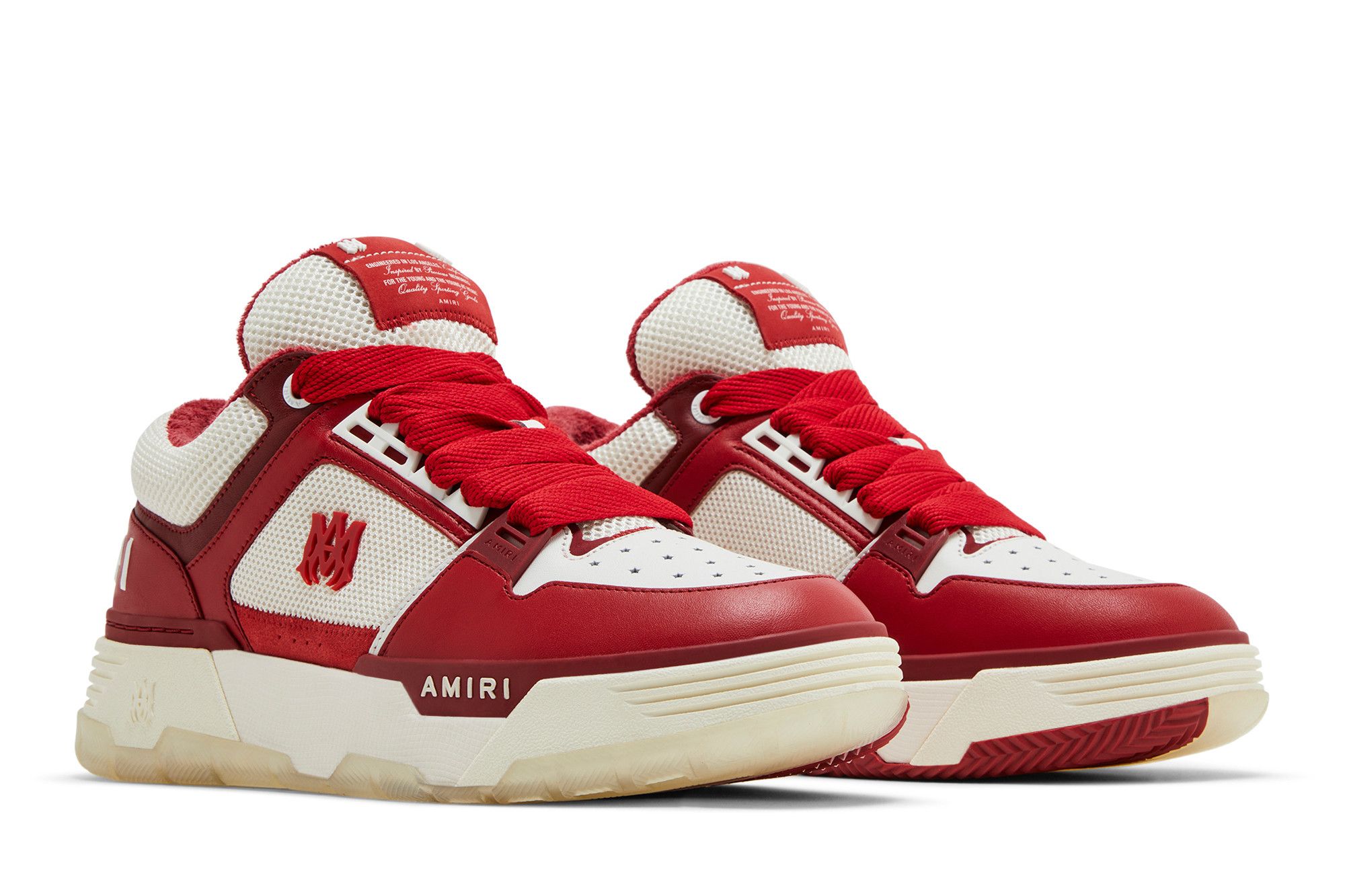 【AMIRI】MA-1_087 AMIRI MA-1 low-top Sneakers | Red | FARFETCH CA