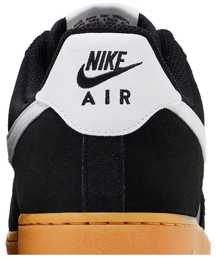 Nike Air Force 1 07 LV8 Gum Pack   Black