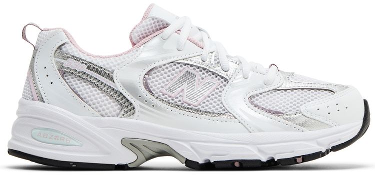 New Balance 530 Big Kid White Mid Century Pink