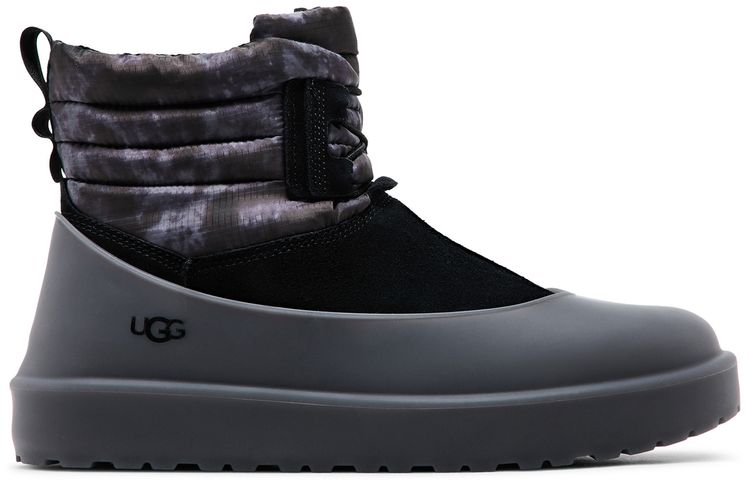 UGG Classic Mini Lace Up Weather Smokescreen Boot Black