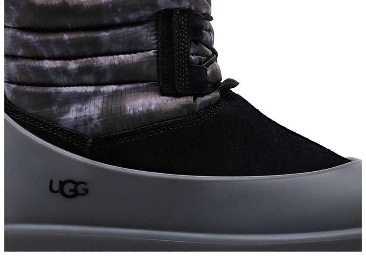 UGG Classic Mini Lace Up Weather Smokescreen Boot Black