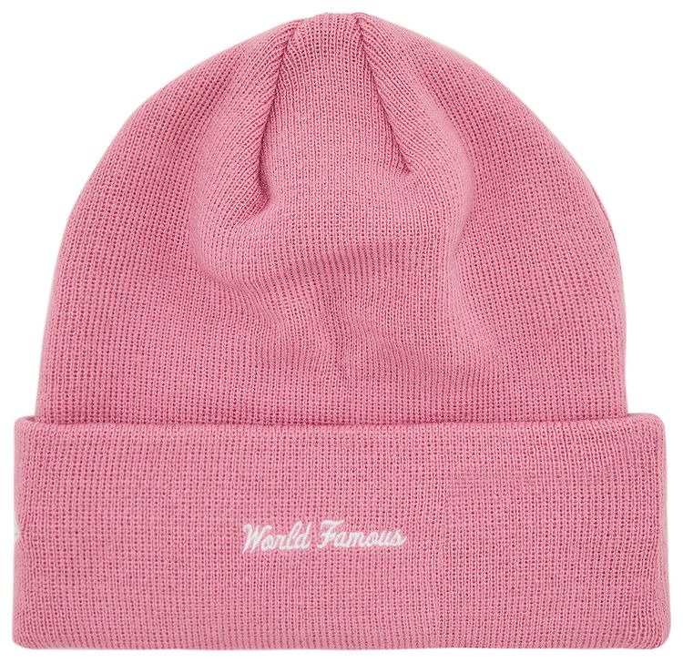 Supreme x New Era Box Logo Beanie Dusty Pink