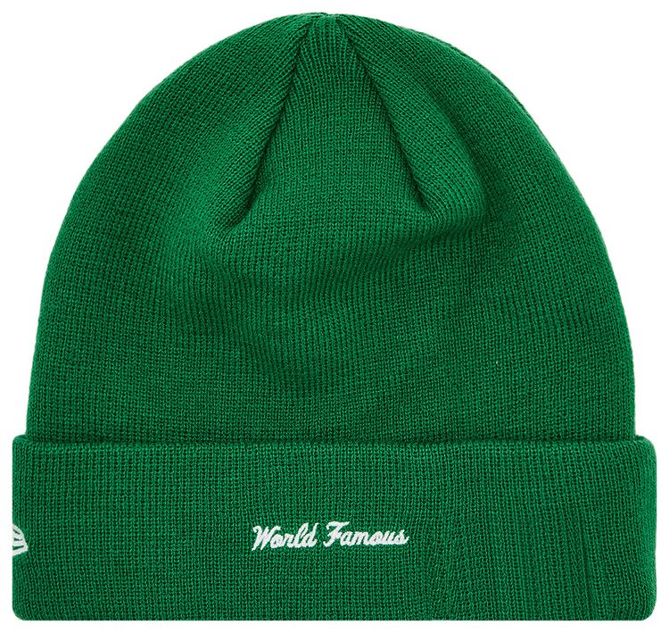 Supreme x New Era Box Logo Beanie Green