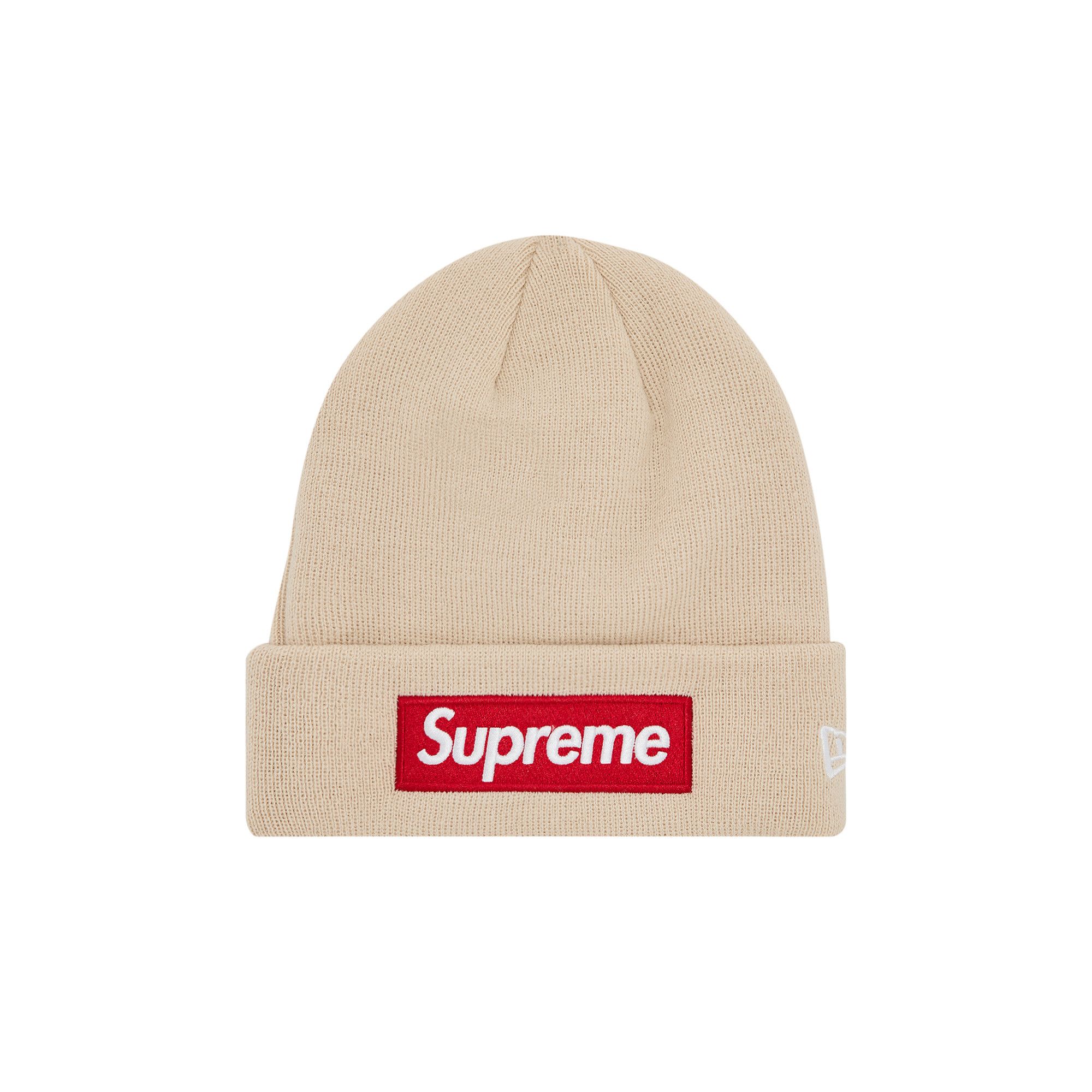 新作ウエア Box Era New x Supreme Buy Logo FW24BN13 - 'Stone' Beanie 帽子