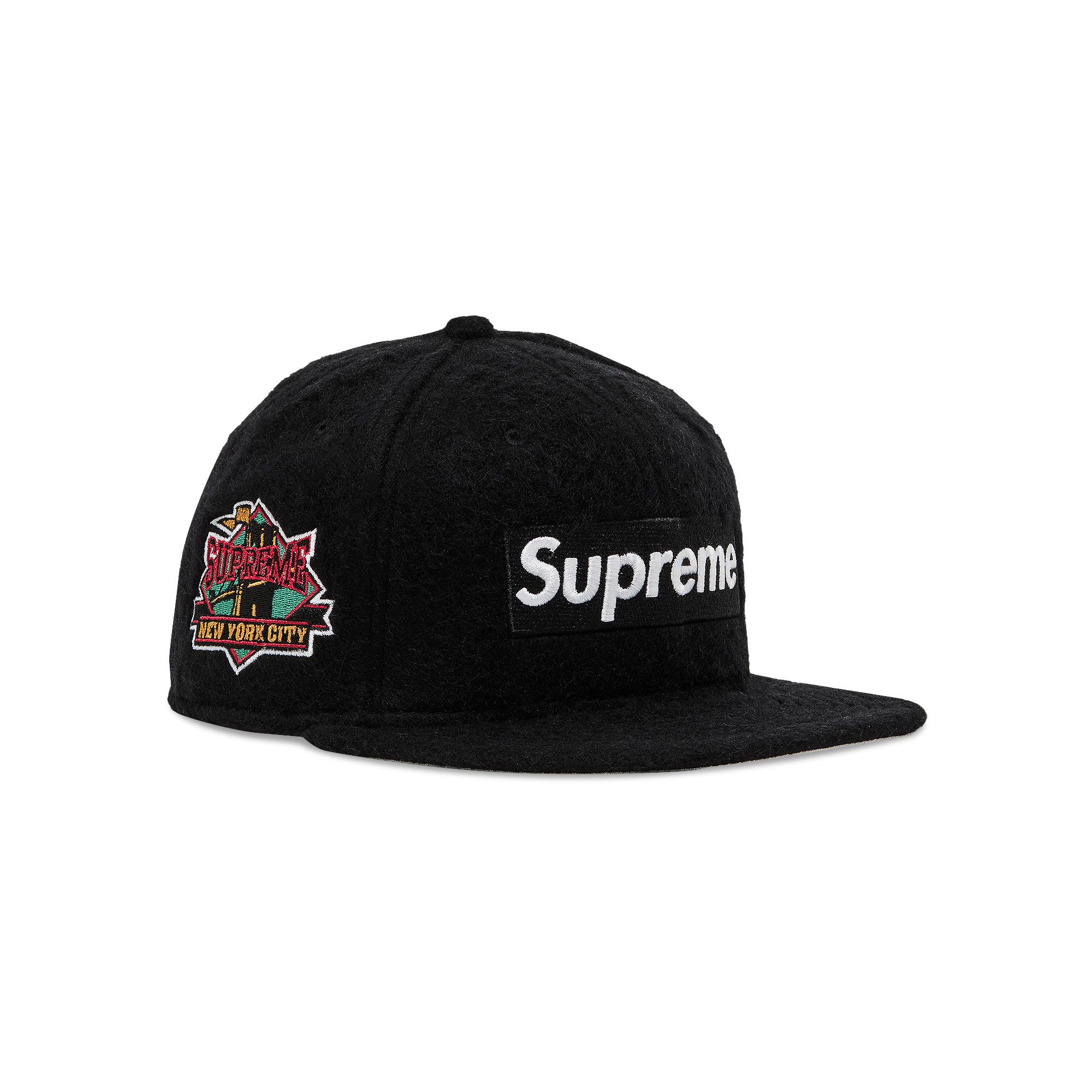 Buy Supreme Mohair Box Logo New Era 'Black' - FW24H60 BLACK | GOAT