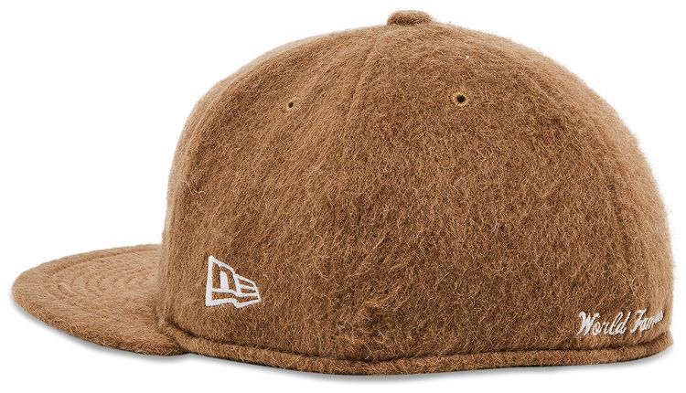 Supreme Mohair Box Logo New Era Camel