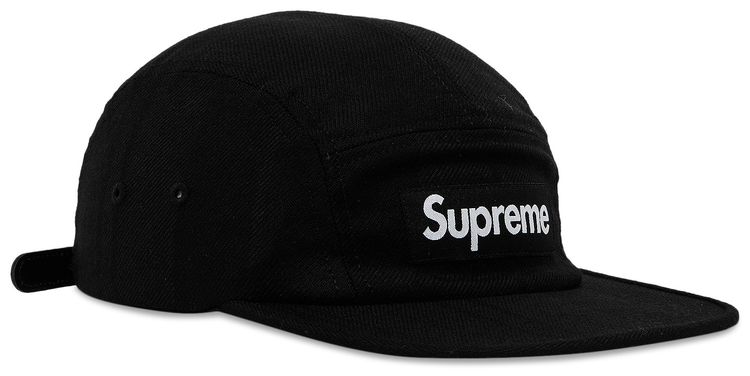 Supreme Lochcarron Camp Cap Black