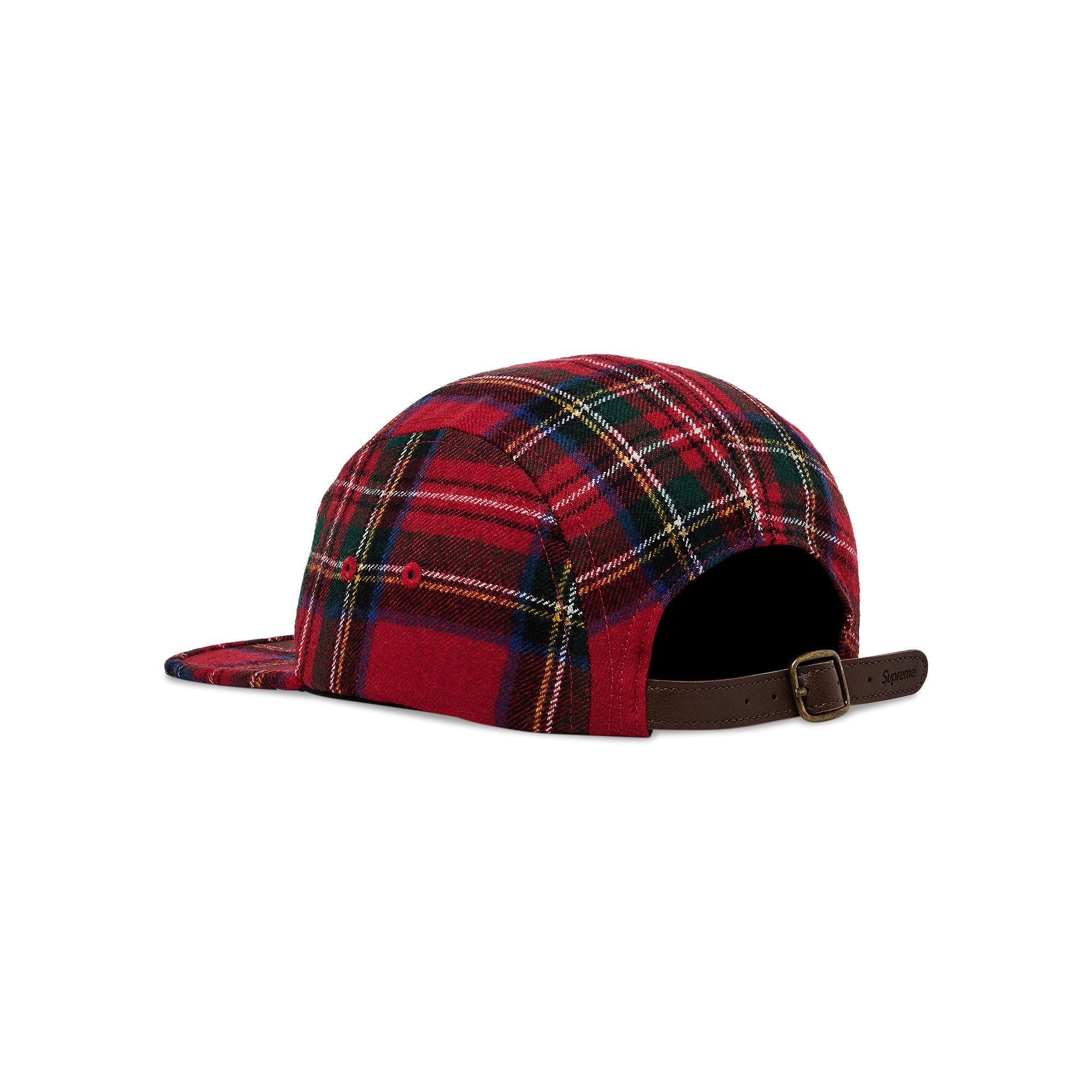 Buy Supreme Lochcarron Camp Cap 'Red Plaid' - FW24H108 RED