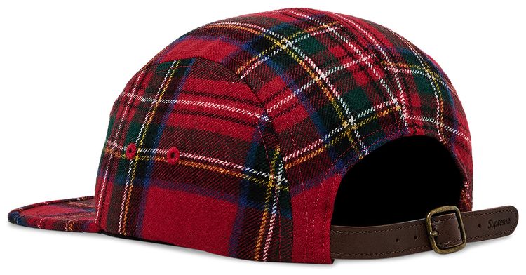 Supreme Lochcarron Camp Cap Red Plaid