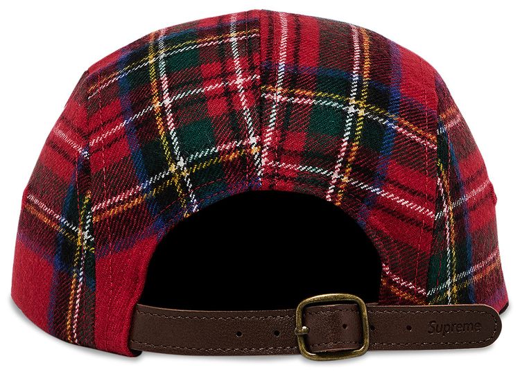 Supreme Lochcarron Camp Cap Red Plaid