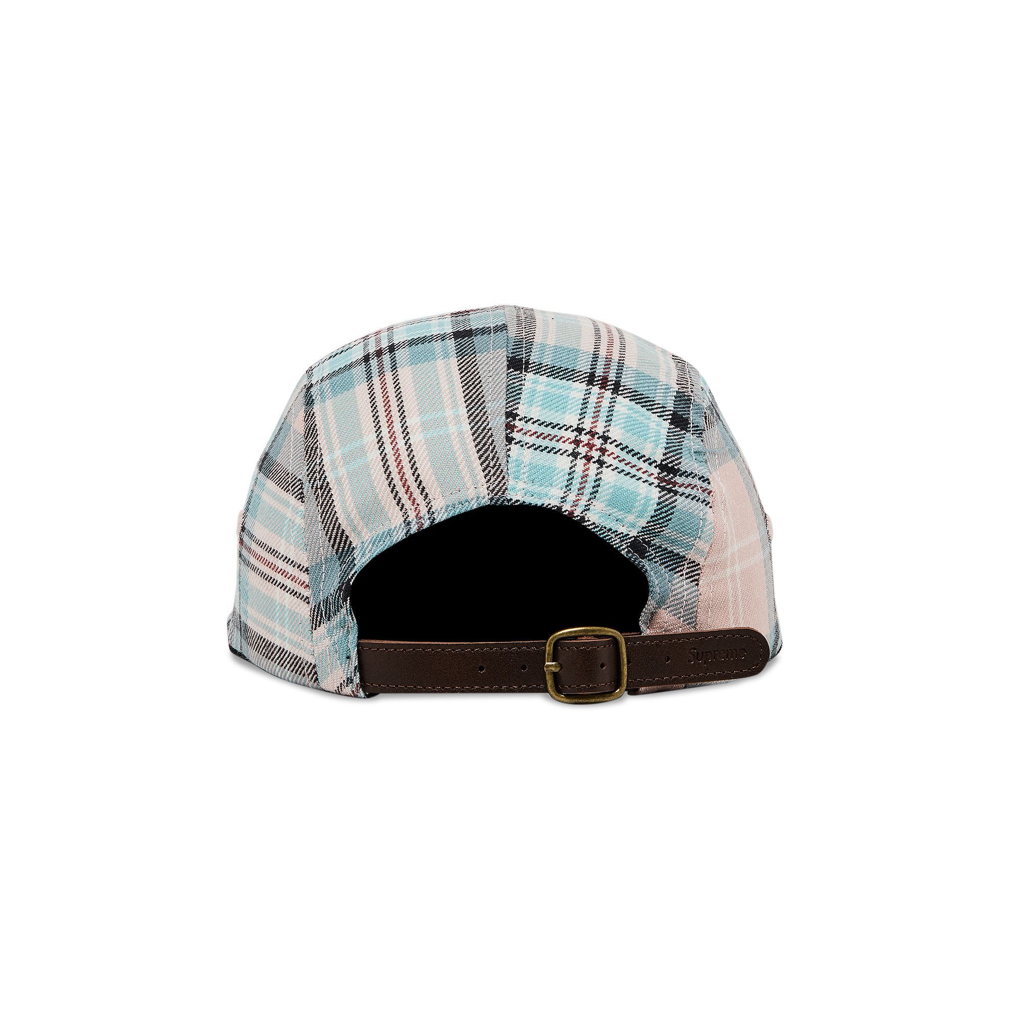 Buy Supreme Lochcarron Camp Cap 'Rose Plaid' - FW24H108 ROSE