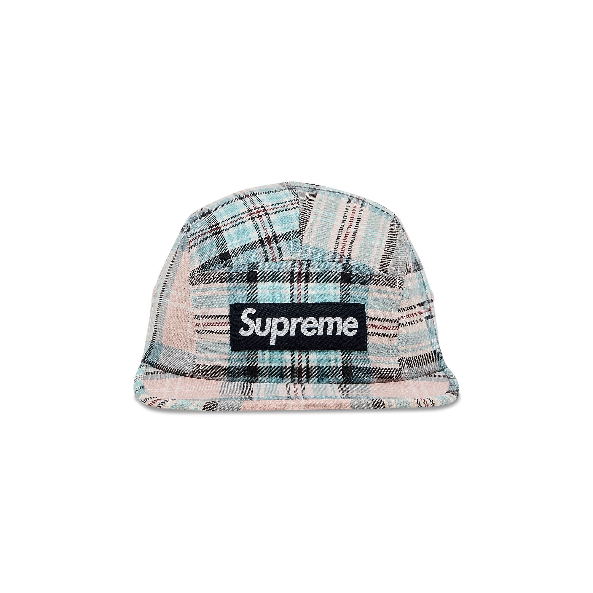 当季大流行 Camp Lochcarron Supreme Buy Cap ROSE FW24H108 - Plaid' 'Rose 帽子