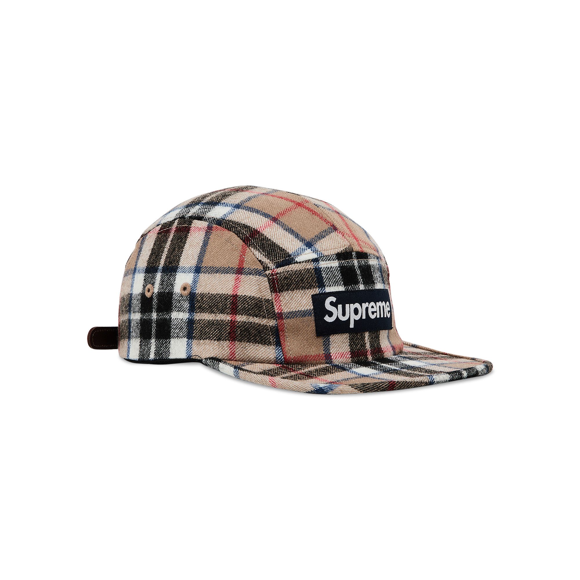 【2024年】お歳暮ギフト Lochcarron Supreme Buy Camp TAN FW24H108 - Plaid' 'Tan Cap 帽子