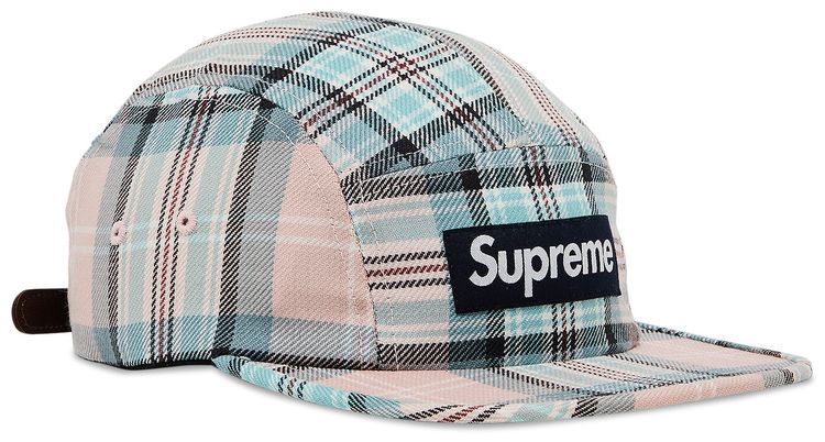 Supreme Lochcarron Camp Cap Rose Plaid