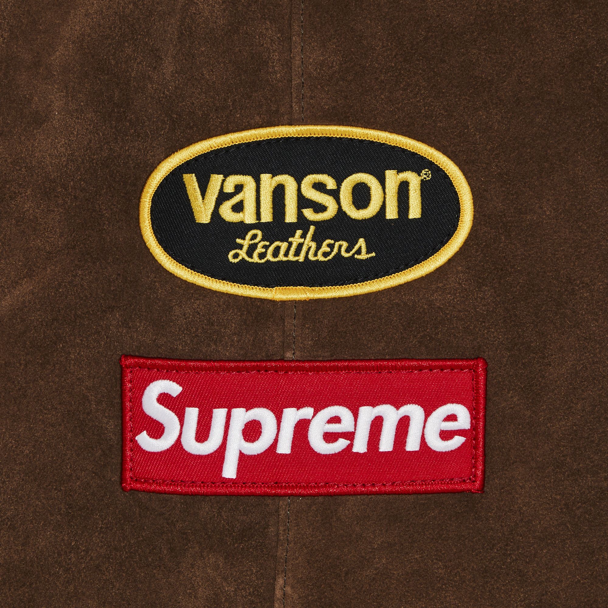 Buy Supreme x Vanson Leather Hooded Work Jacket 'Suede