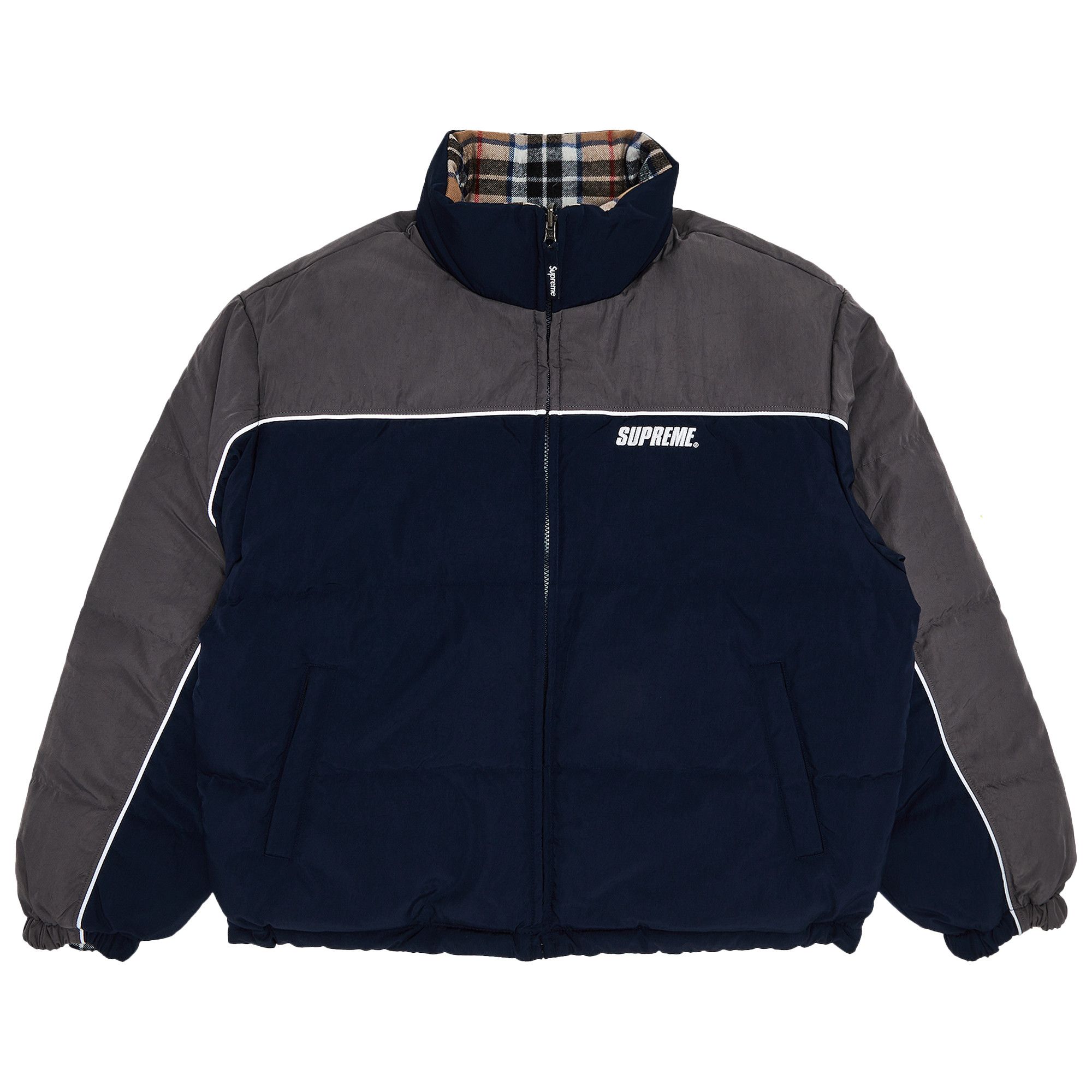 ご自宅用限定お買い得品 Supreme Buy Reversible NAVY FW24J108 - 'Navy' Jacket Puffer ジャケット・アウター