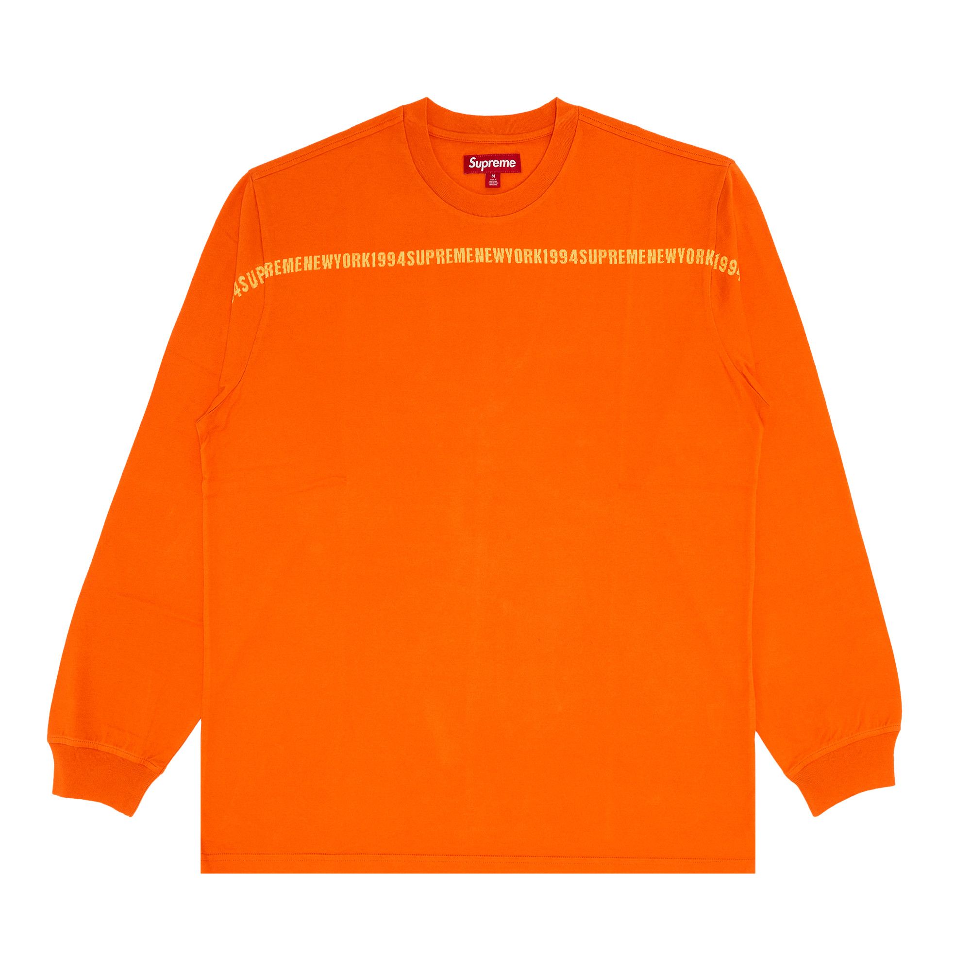 Orange supreme long sleeve 2025