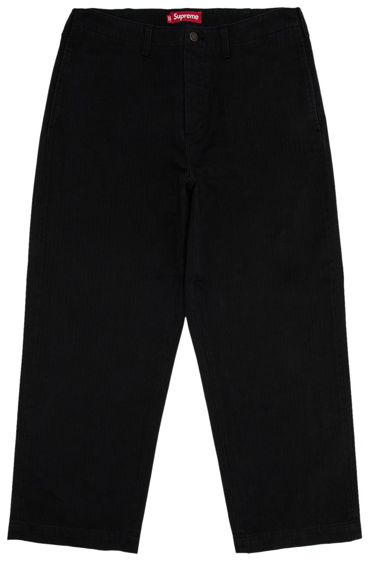 Buy Supreme Washed Herringbone Chino Pant 