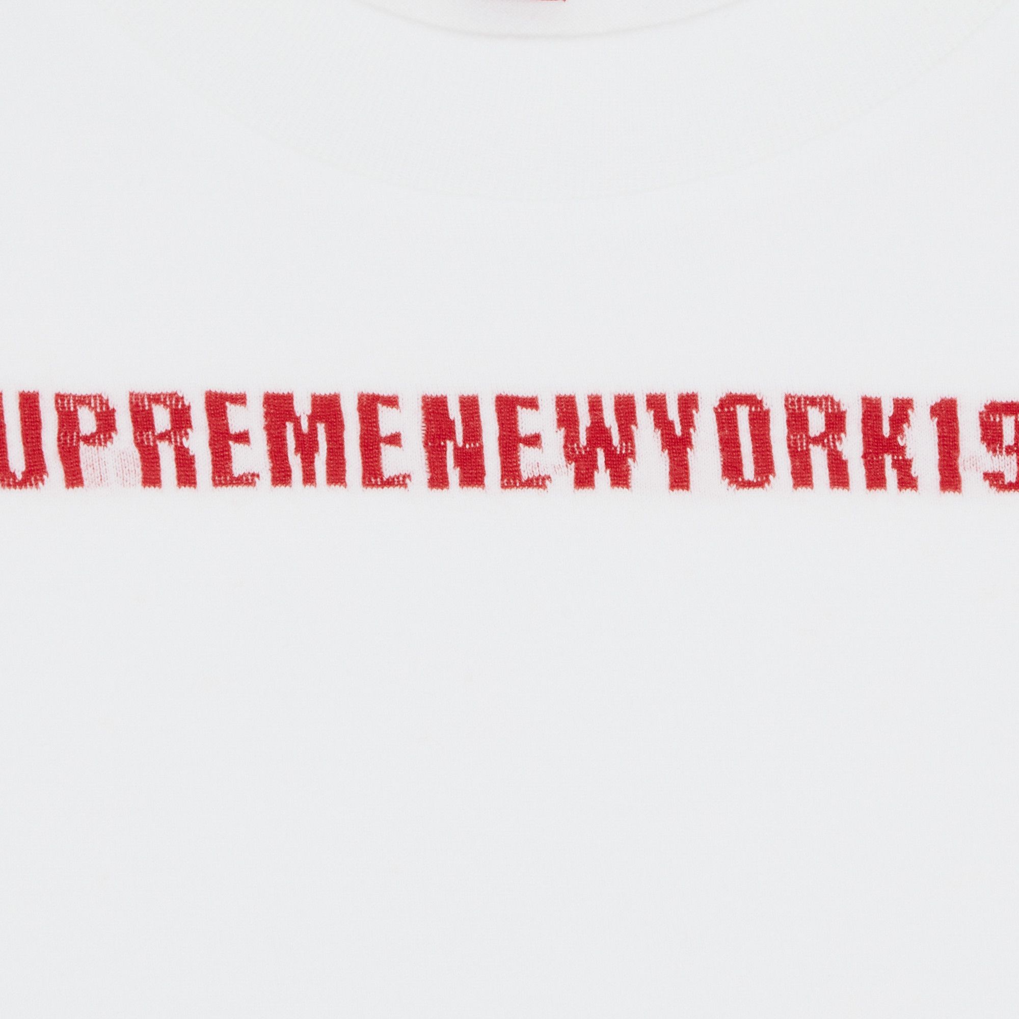 Buy Supreme Intarsia Stripe Long-Sleeve Top 'White