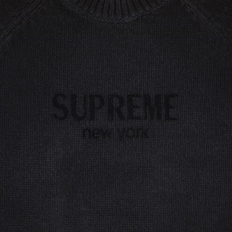 Buy Supreme Flocked Logo Sweater 