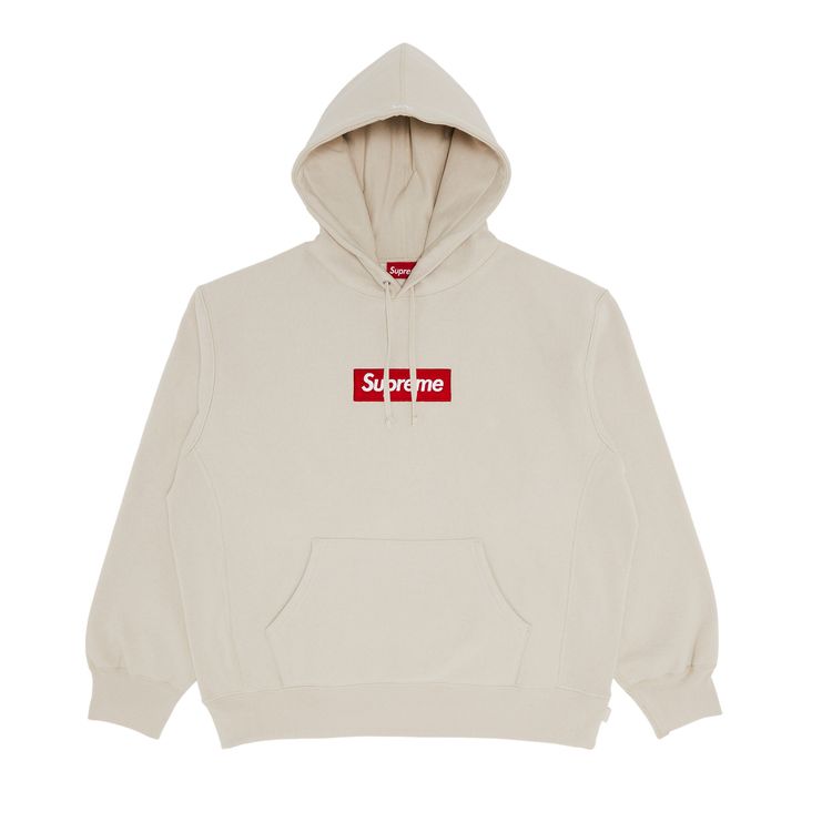 Buy Supreme Box Logo Hooded Sweatshirt 'Stone' FW24SW11 STONE GOAT