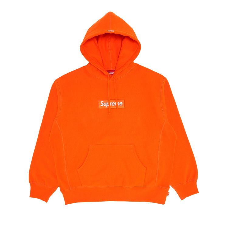 Buy Supreme Box Logo Hooded Sweatshirt 'Dark Orange' FW24SW11