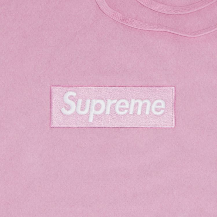 Supreme Box Logo Hooded Sweatshirt Dusty Pink