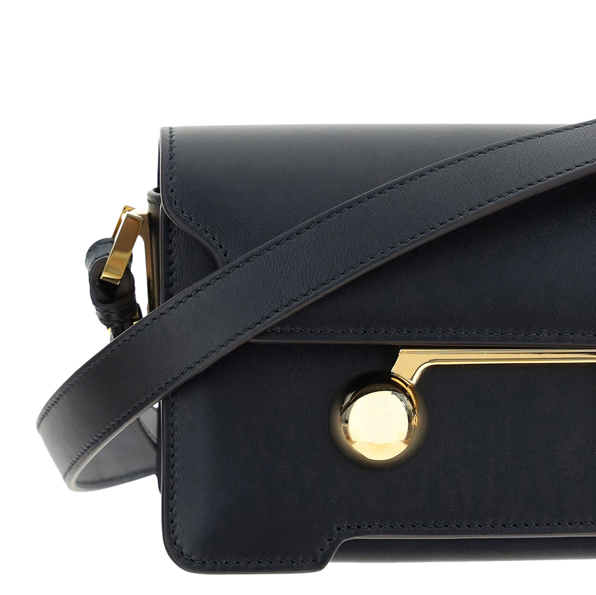 ショルダーバッグ・ポシェット MARNI Women Shoulder Bags SBMP0193U0 P6948 00B37 Blue Camel leather Trunkaroo mini shoulder bag | Marni