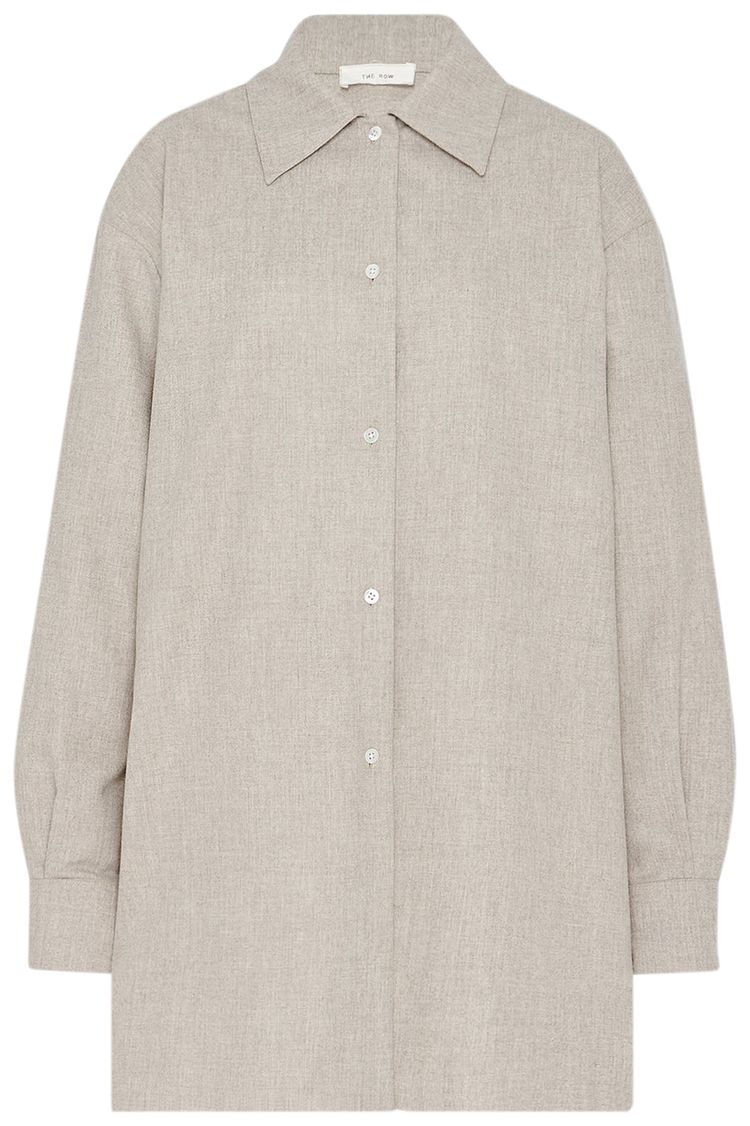 The Row Komako Shirt Light Pebble