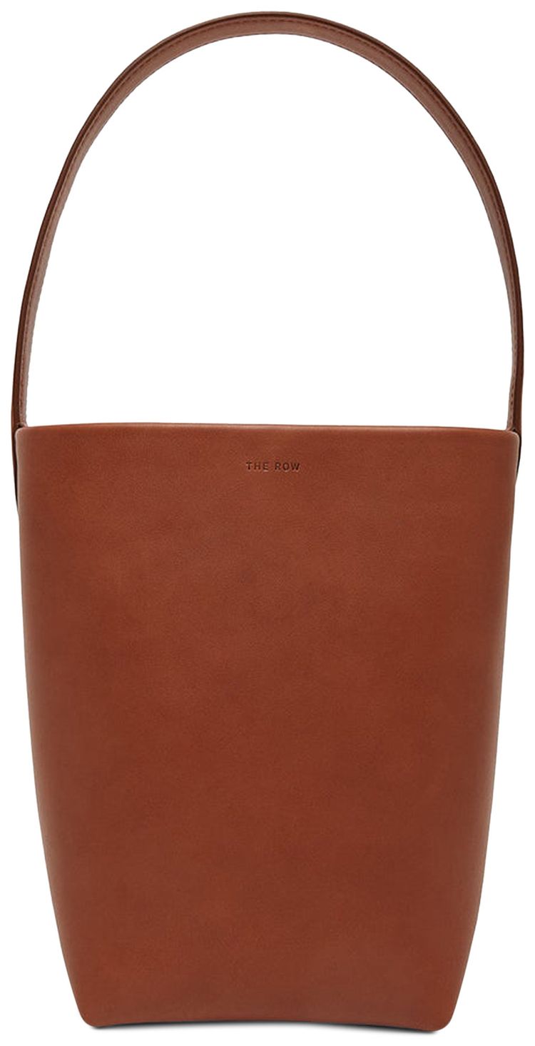 The Row Small NS Park Tote Bag Dark Cuir