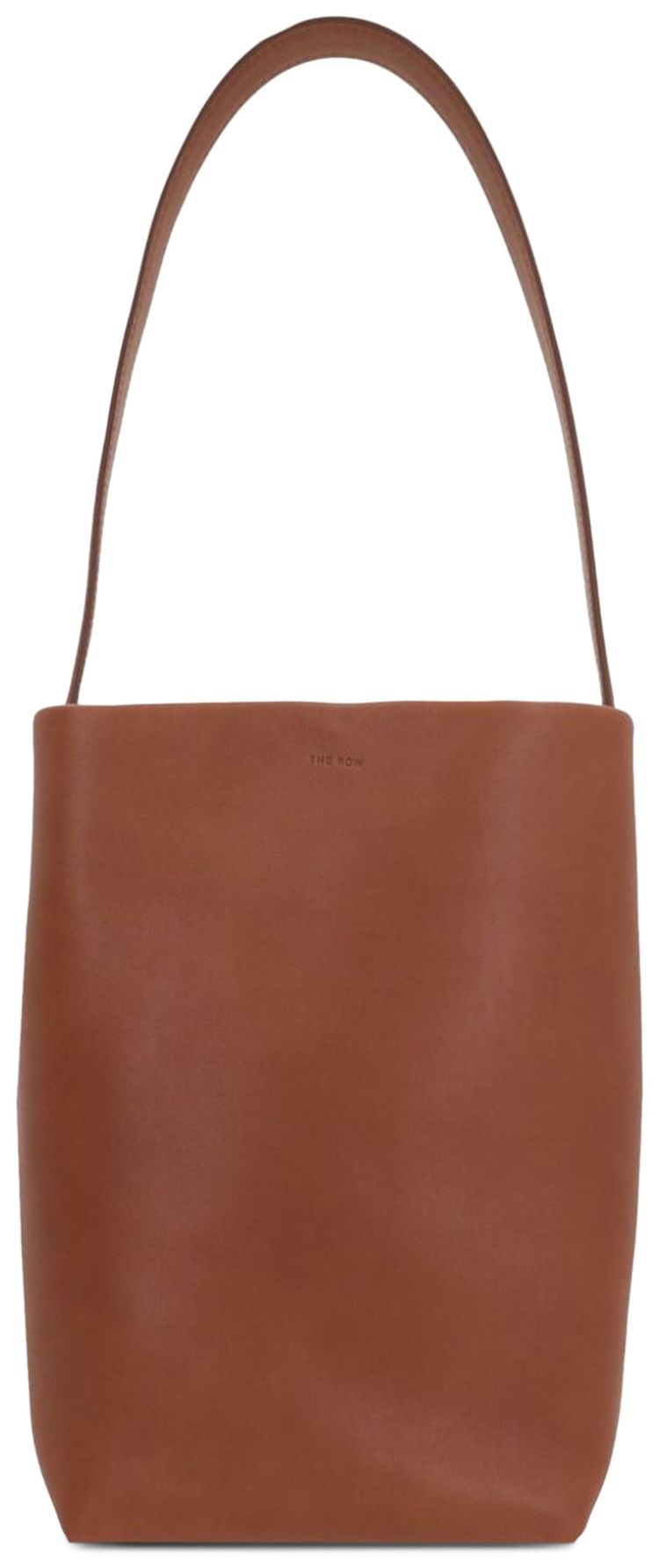 The Row Medium NS Park Tote Bag Dark Cuir