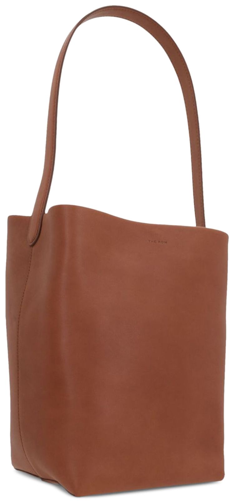 The Row Medium NS Park Tote Bag Dark Cuir