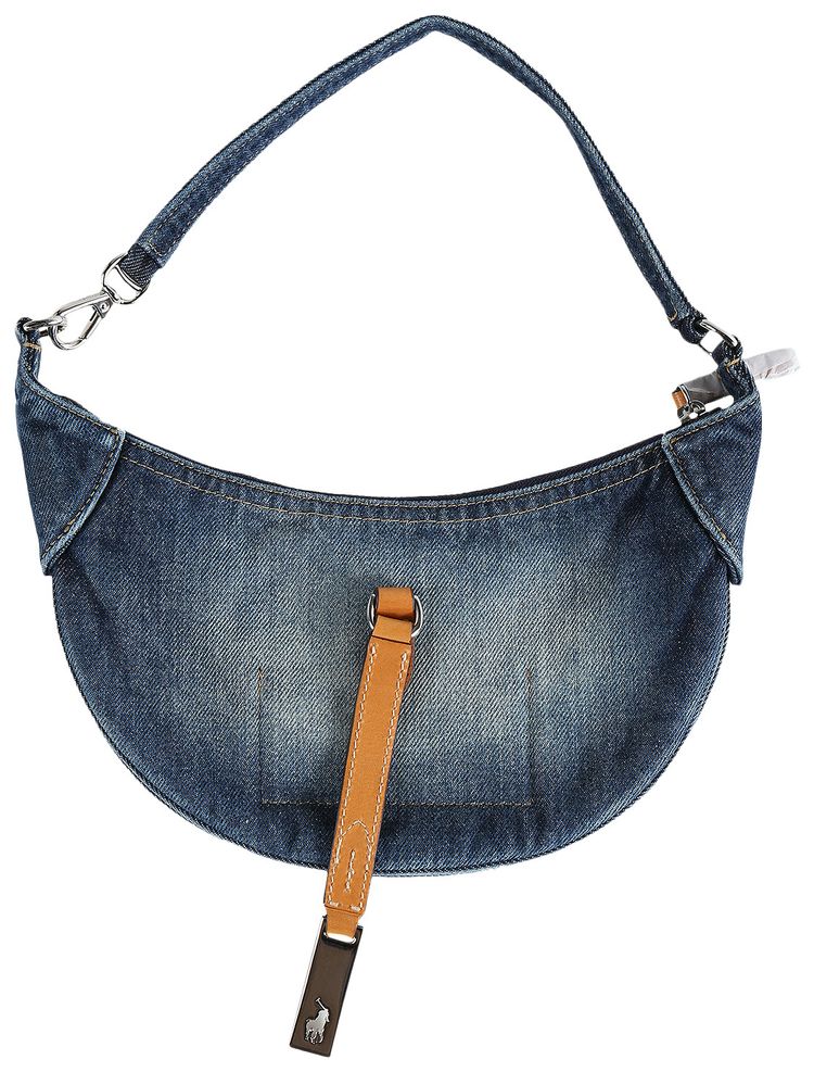 Polo Ralph Lauren ID Denim Small Shoulder Bag Blue