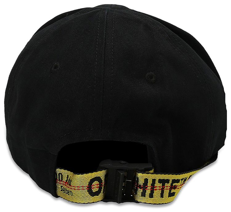 Off White Helvet Industrial Baseball Cap BlackWhite