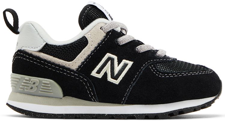New Balance 574 Bungee Toddler Core Pack   Black White