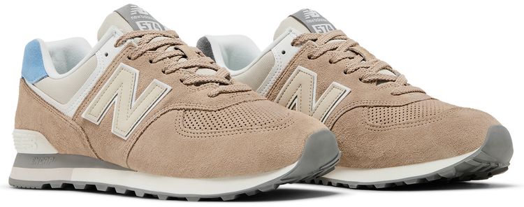 New Balance 574 Brown Light Blue