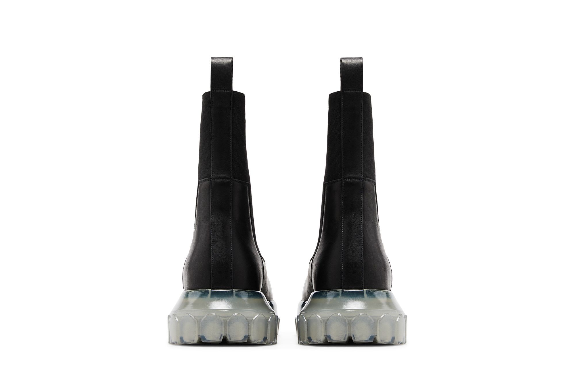 Buy Rick Owens Beatle Bozo Tractor 'Black Clear' - RU02D6881 LOO0