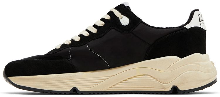 Golden Goose Running Sole Black White
