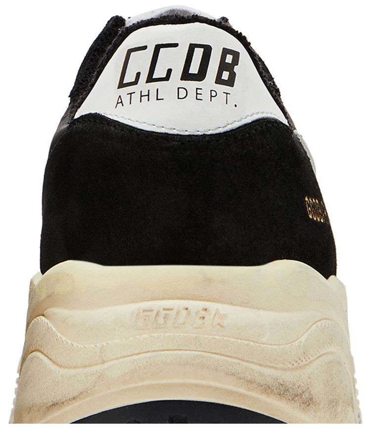 Golden Goose Running Sole Black White