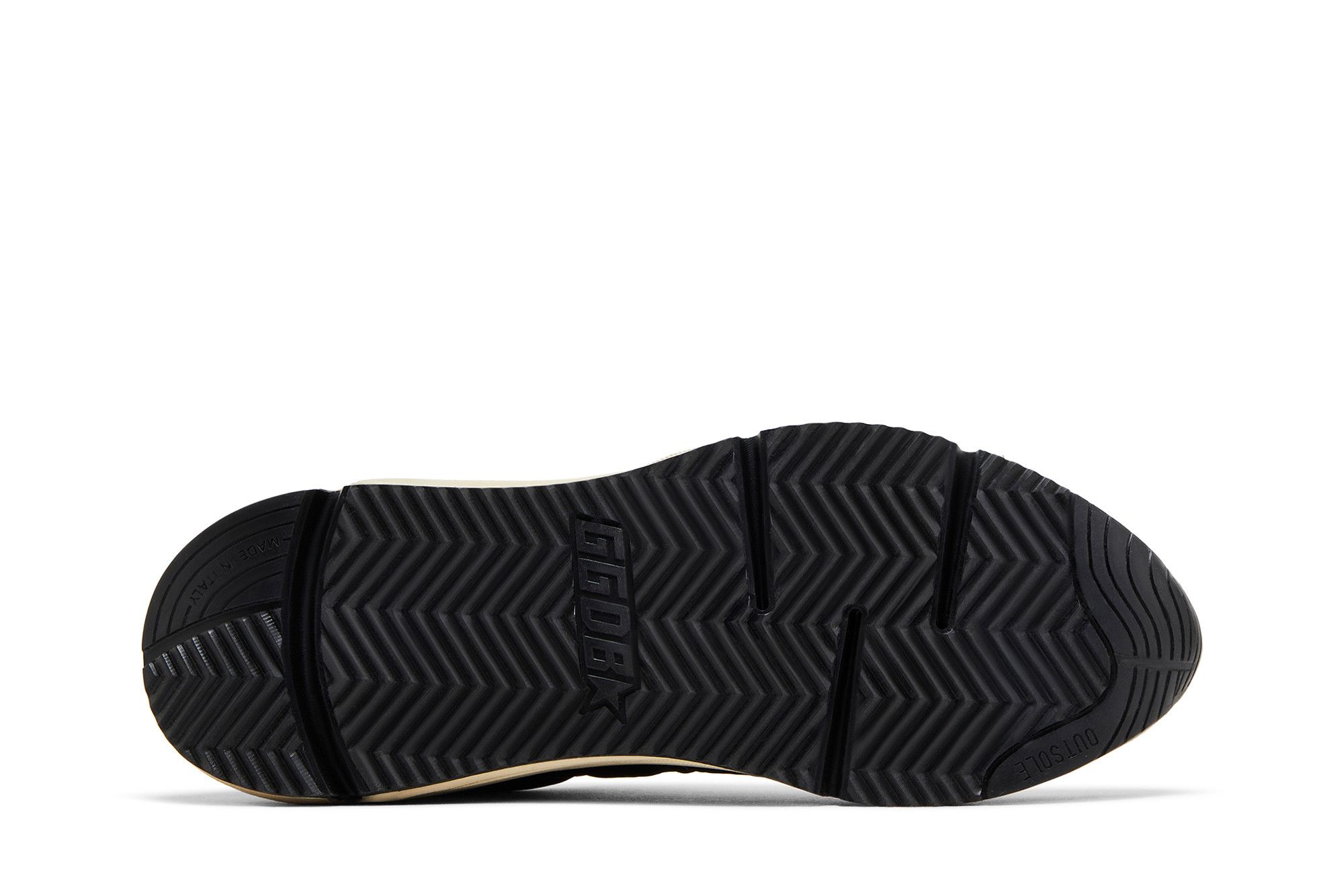 Buy Golden Goose Running Sole 'Black White' - GMF00272