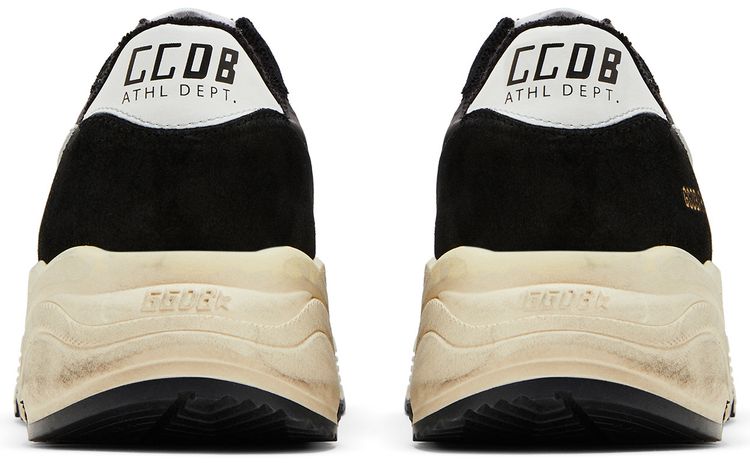 Golden Goose Running Sole Black White