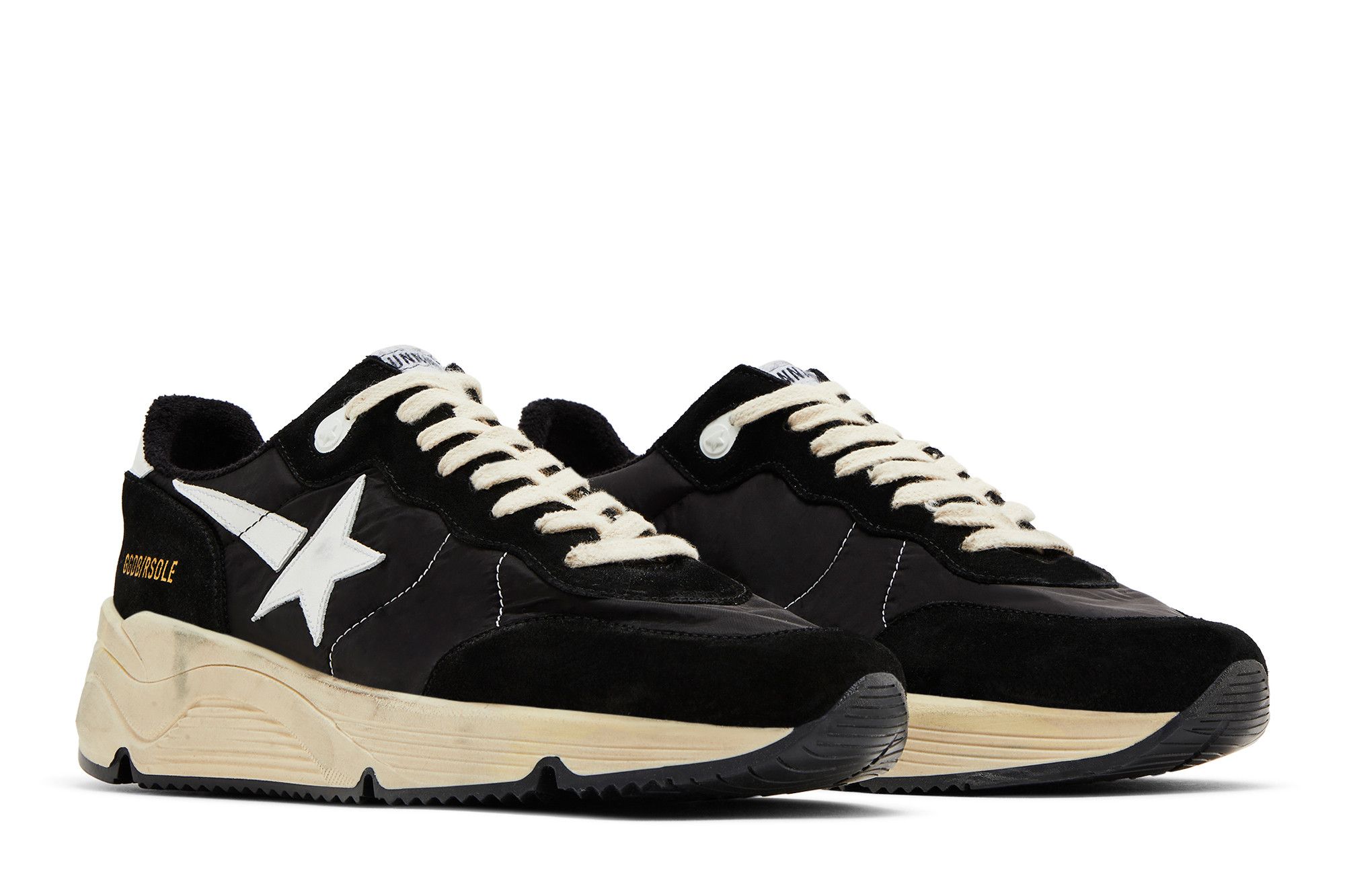 Golden ｜SNEAKERS (GMF00272 F004756 80203) Buy Golden Goose Running Sole 'Black White' - GMF00272