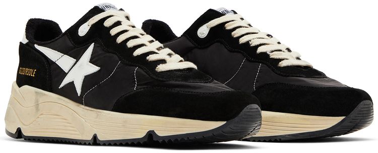 Golden Goose Running Sole Black White