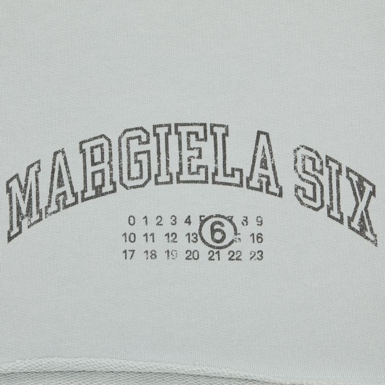 MM6 Maison Margiela Unbrushed Sweat Jersey Shorts Ice