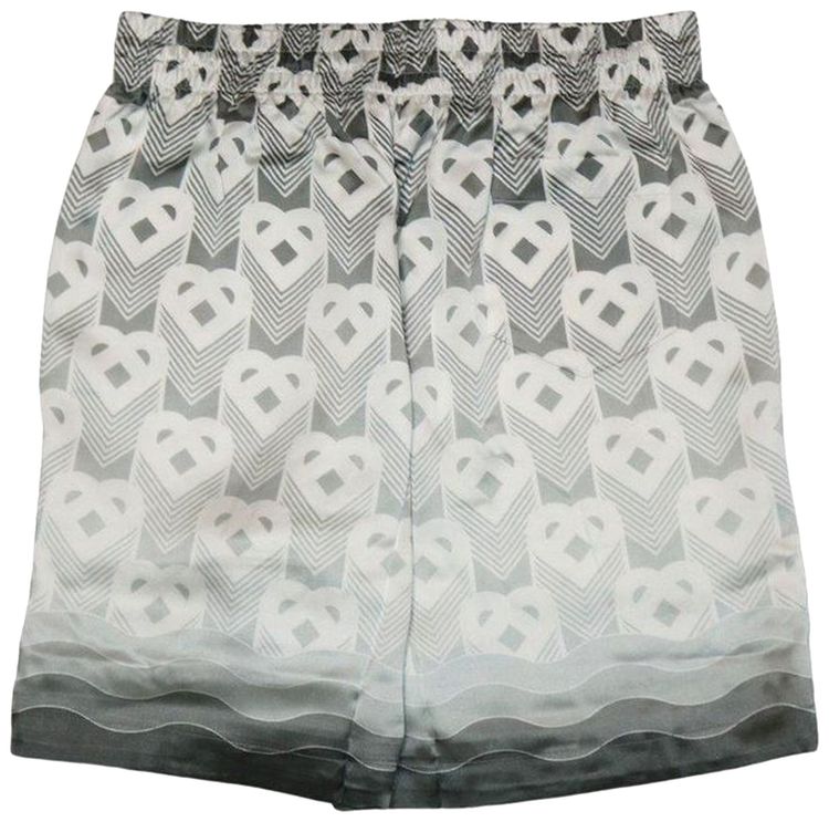 Casablanca Drawstring Shorts Grey Gradient